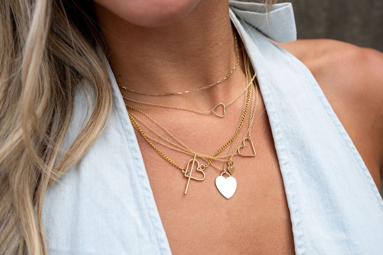 Gold Filled Heart Necklace