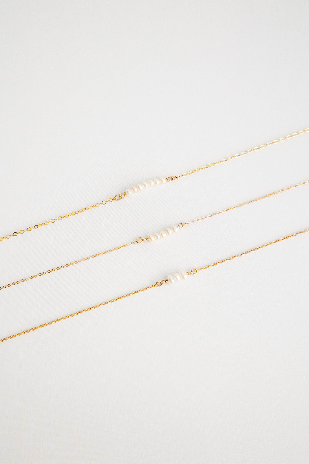 Trinity Mini Pearl Necklace