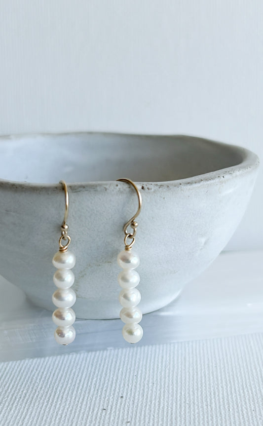 Gabriella Mini Pearl Earrings