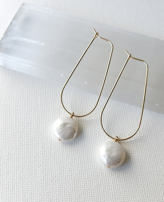 Margaret Pearl Drop Earrings