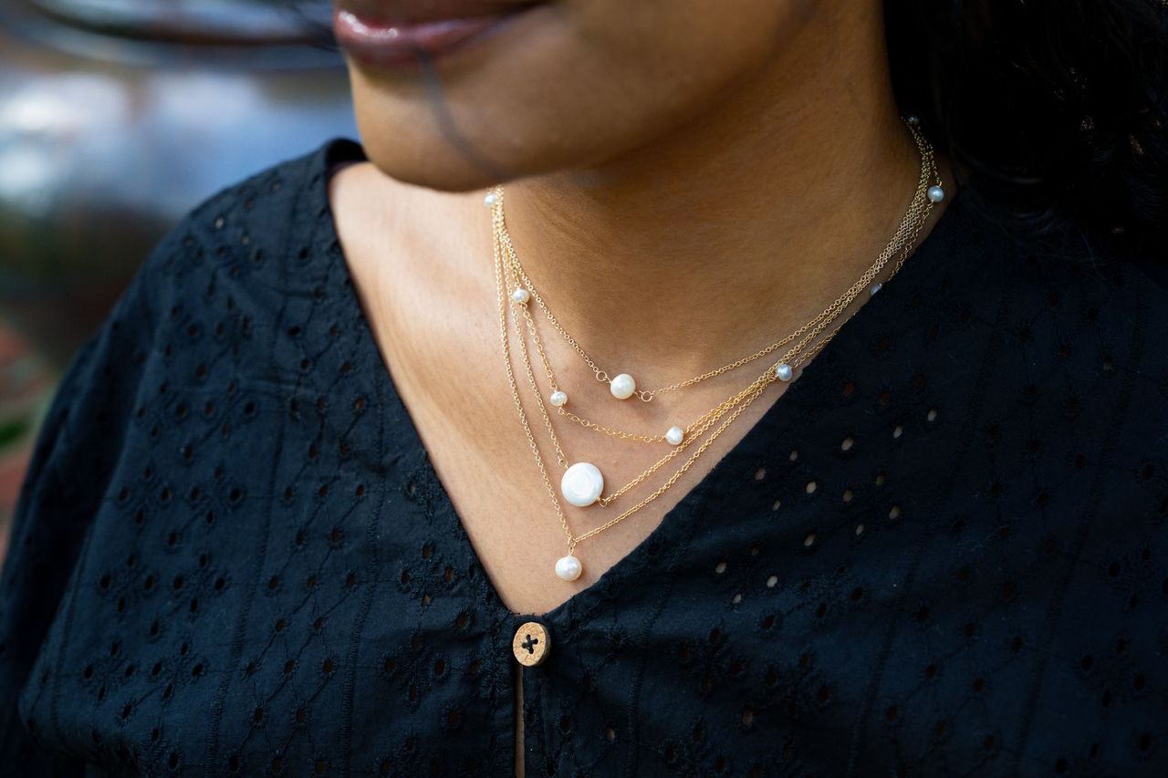 Lizzie Pearl Necklace