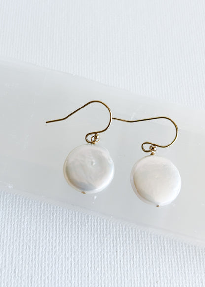 Margaret Pearl Dangle Earrings