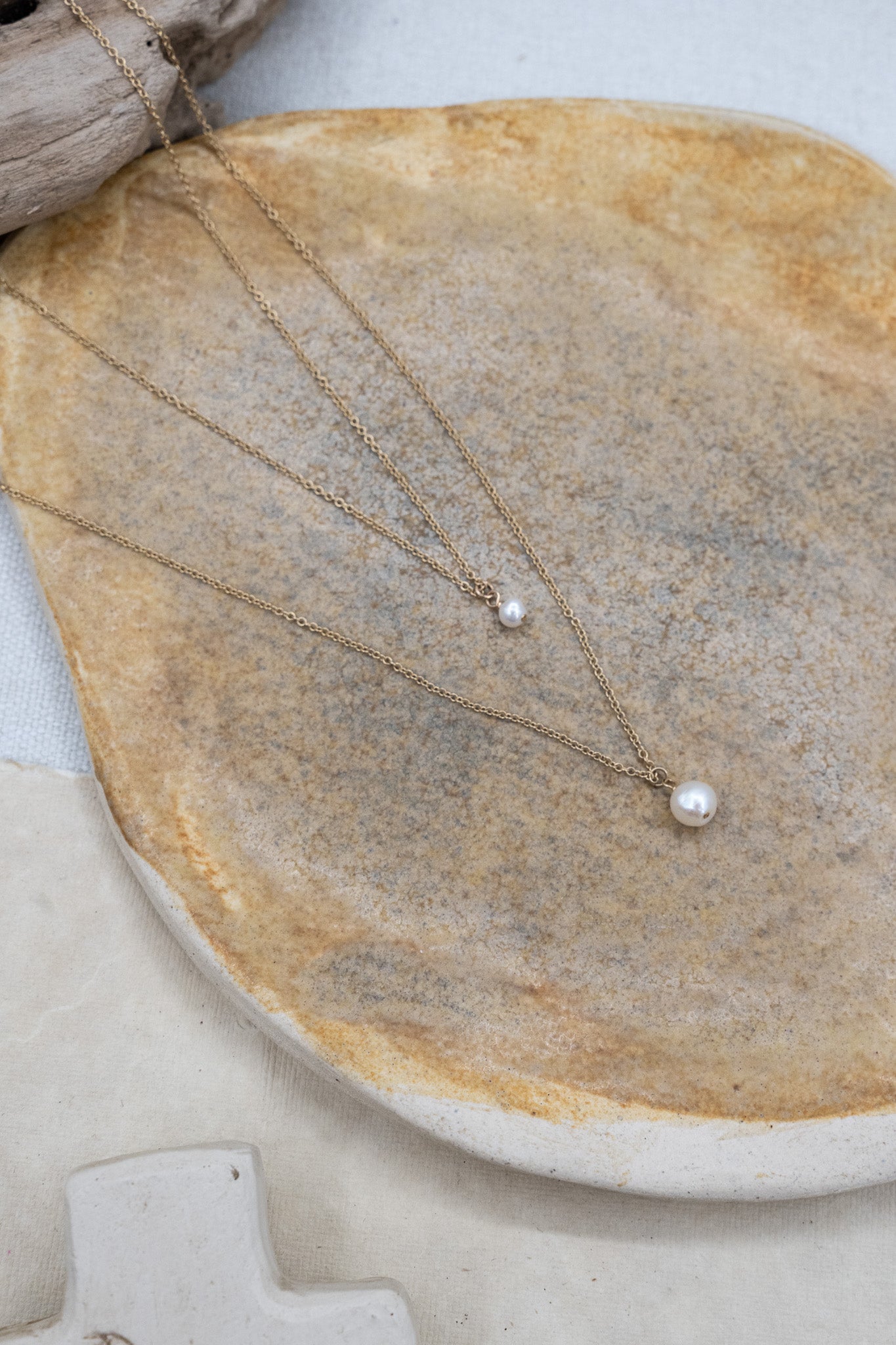Jenna Pearl Drop Necklace