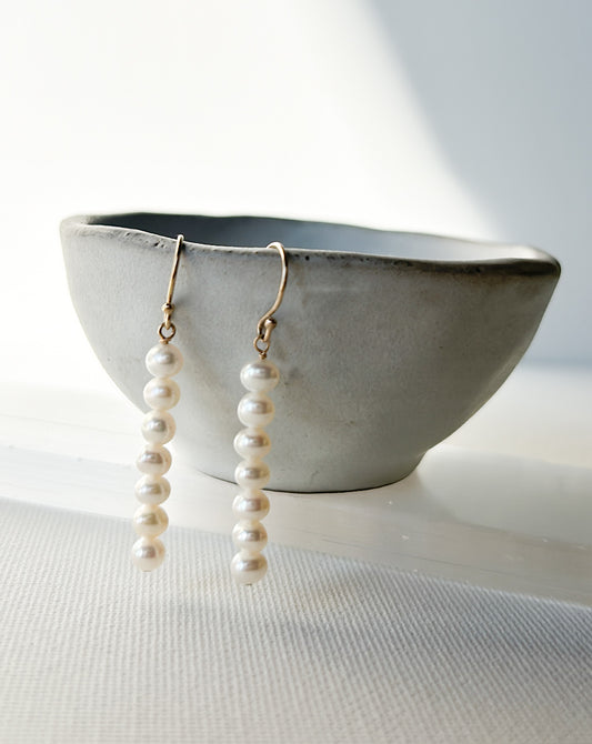 Isabella Mini Pearl Earrings